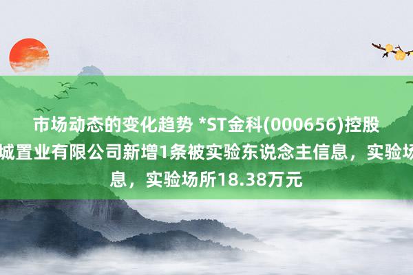 市场动态的变化趋势 *ST金科(000656)控股的安徽西湖