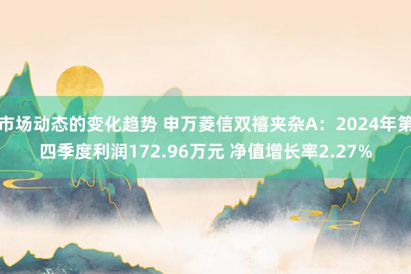 市场动态的变化趋势 申万菱信双禧夹杂A：2024年第四季度利